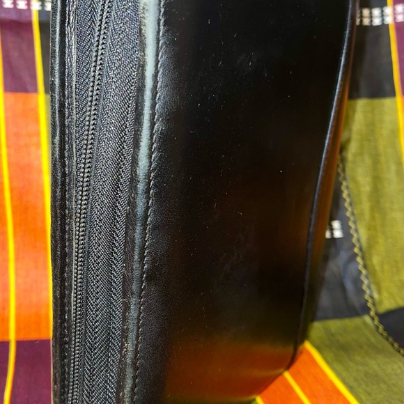 Franklin Covey Black Leather Compact Binder Only - Picture 10 of 16